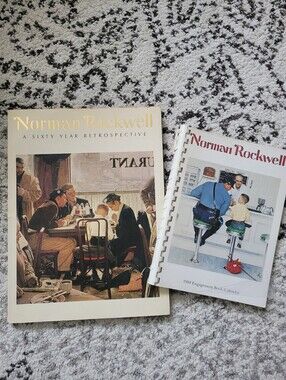 Lot Of 2 Norman Rockwell Books